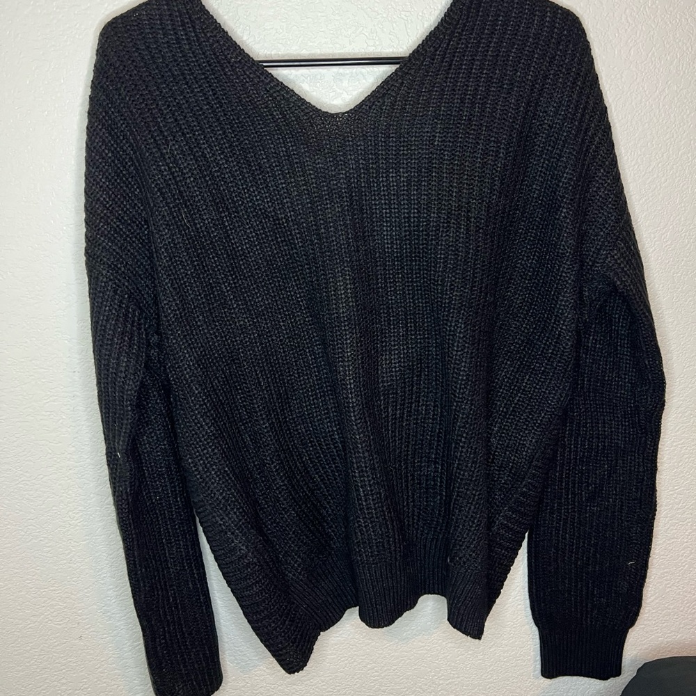 Black sweater
